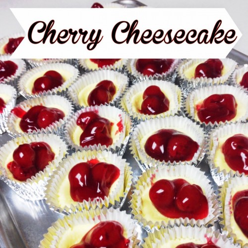 Mini Cherry Cheesecake