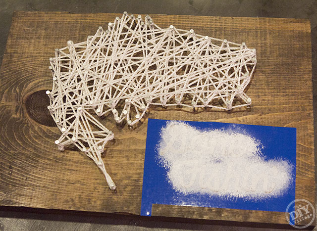 Stenciled String Art