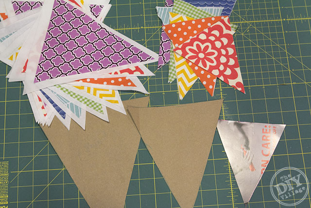 No sew rainbow bunting. Easy project perfect for a nursery, kids room, or party!