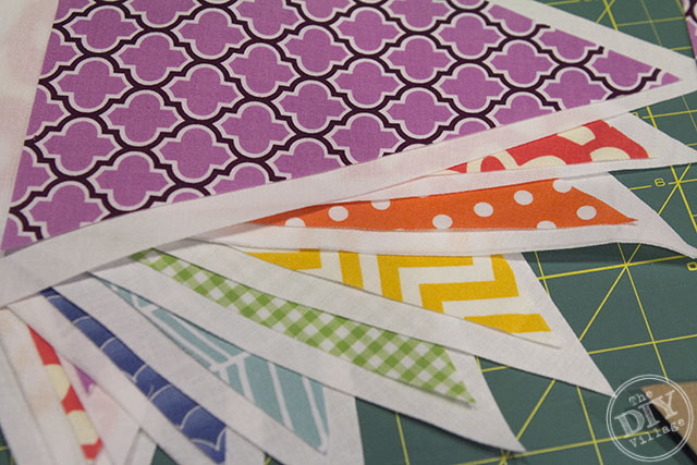 No sew rainbow bunting. Easy project perfect for a nursery, kids room, or party!