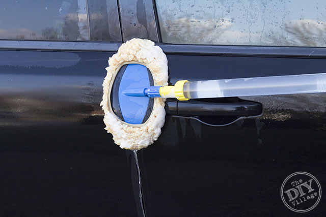 How to save your back when washing your car!