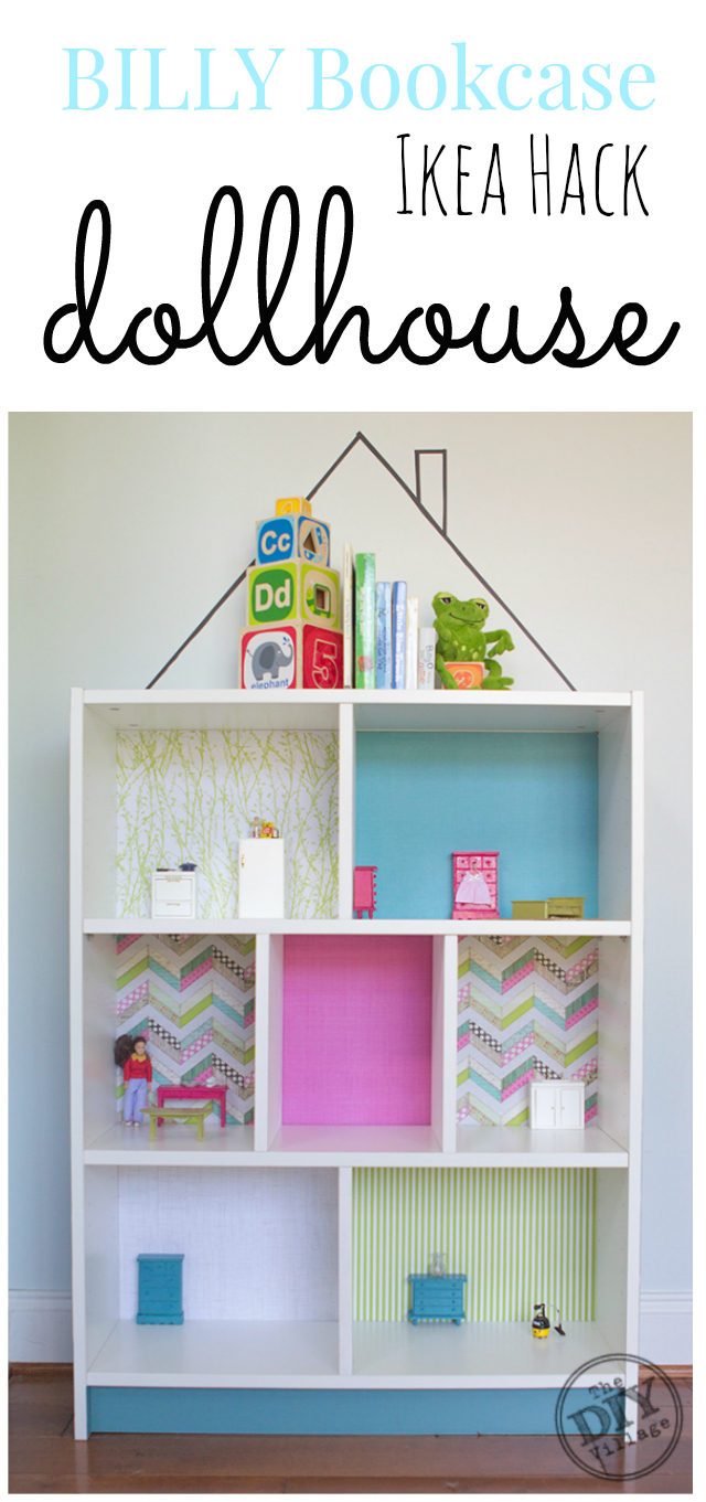 dollhouse bookcase diy