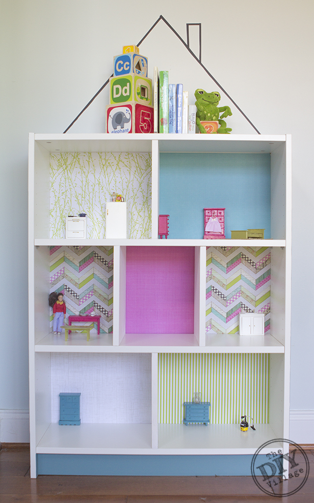 dolls house bookcase next