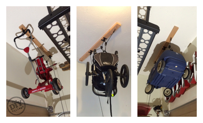 Diy Overhead Garage Storage Pulley System Superb Attic Hoist 7 Attic