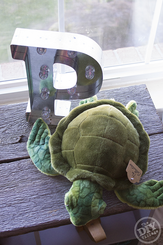 Laminate storage cube makeover with Reclaimed barnwood perfect for a rustic nursery or kids room!