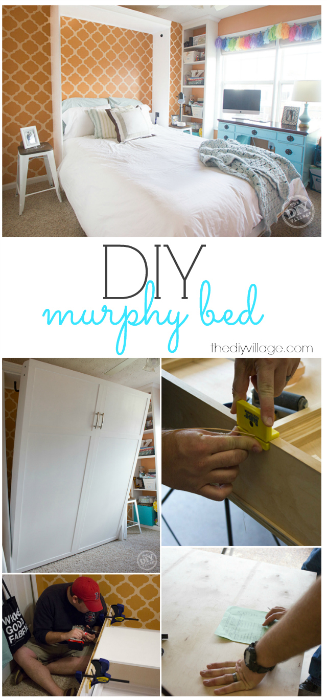 DIY murphy bed wall bed project