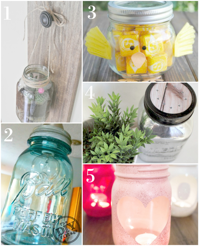 Great decorative mason jar projects anyone can do!