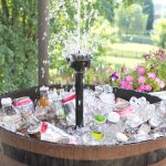 Awesome Iced beverage cooler fountain. This is so cool. I need one of these for our next cookout or summer party! Great way to keep guests drinks cool.