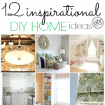 12 inspirational diy home ideas to get your juices flowing. I always feel like I'm in a rut with our house, I can't wait to get a start with at least one of these projects this summer. What a great way to beat the heat and stay inside.