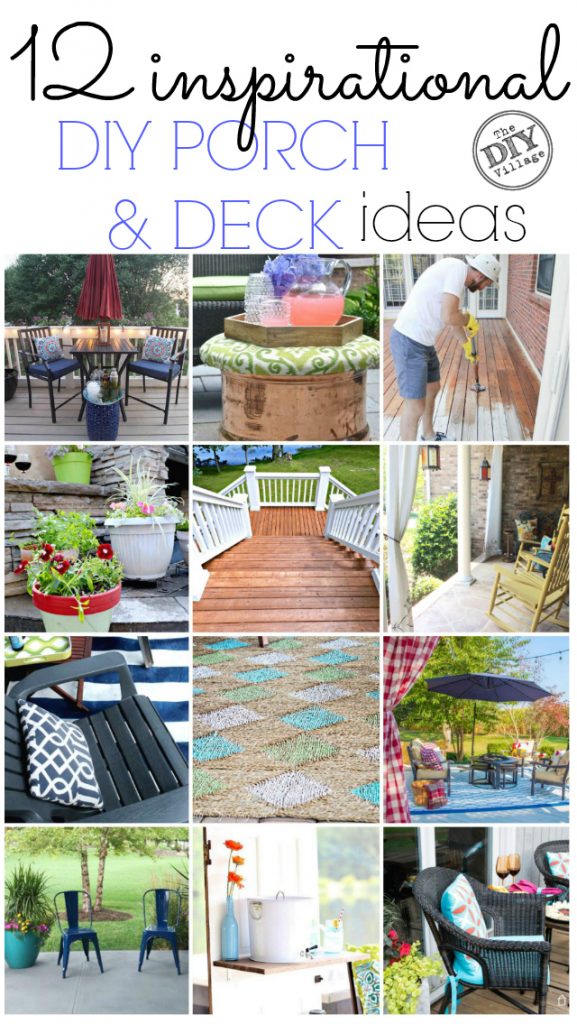 12 inspirational diy porch deck ideas