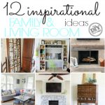 12 inspirational family and living room ideas. I am loving the fireplace ideas. Totally outside the box!