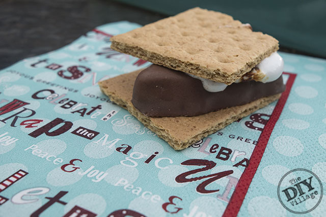 Family fun with fire pit s'mores. What a fun way to spend a crisp evening!