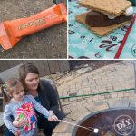 Family fun with fire pit s'mores. What a fun way to spend a crisp evening!