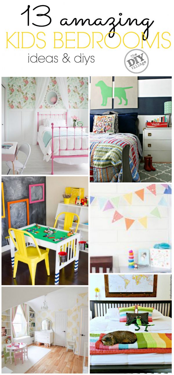 13 amazing kids bedroom ideas and diys. from big, little, to baby there is something for everyone! 