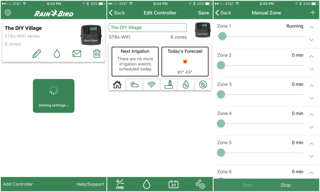 Smart technology WiFi smart irrigation controller. A great way to save money on water us while still 