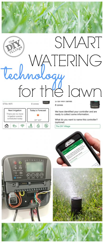 Smart watering technology WiFi smart irrigation controller. A great way to save money on water us while still watering your lawn.