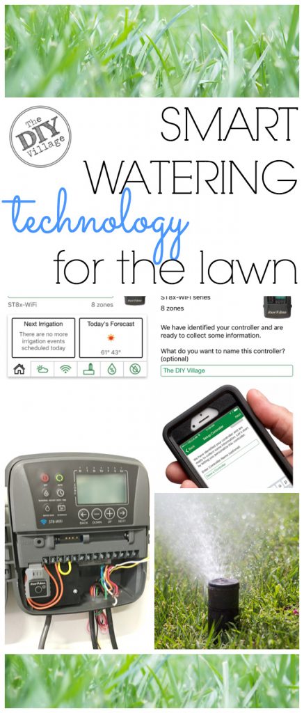 Smart watering technology WiFi smart irrigation controller. A great way to save money on water us while still watering your lawn.