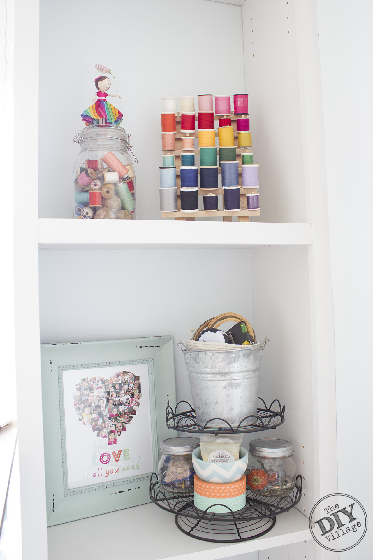 Amazing craft room makeover for under $200.