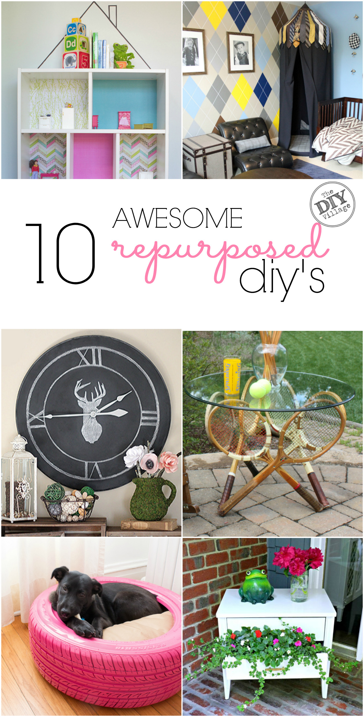 10 awesome repurposed DIY projects anyone can do! 