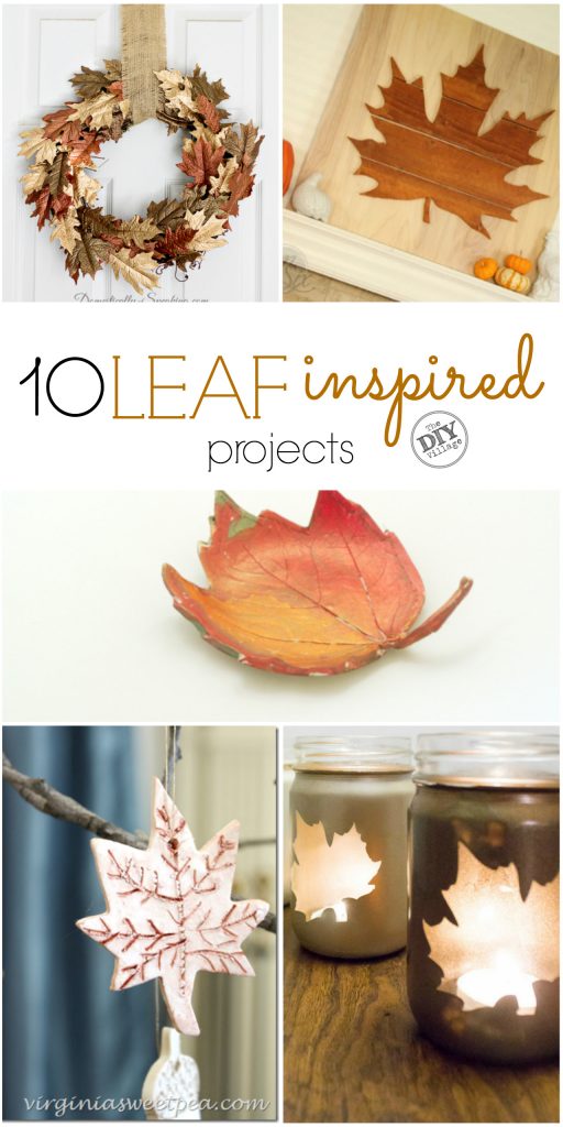 10 Creative leaf inspired projects for fall.