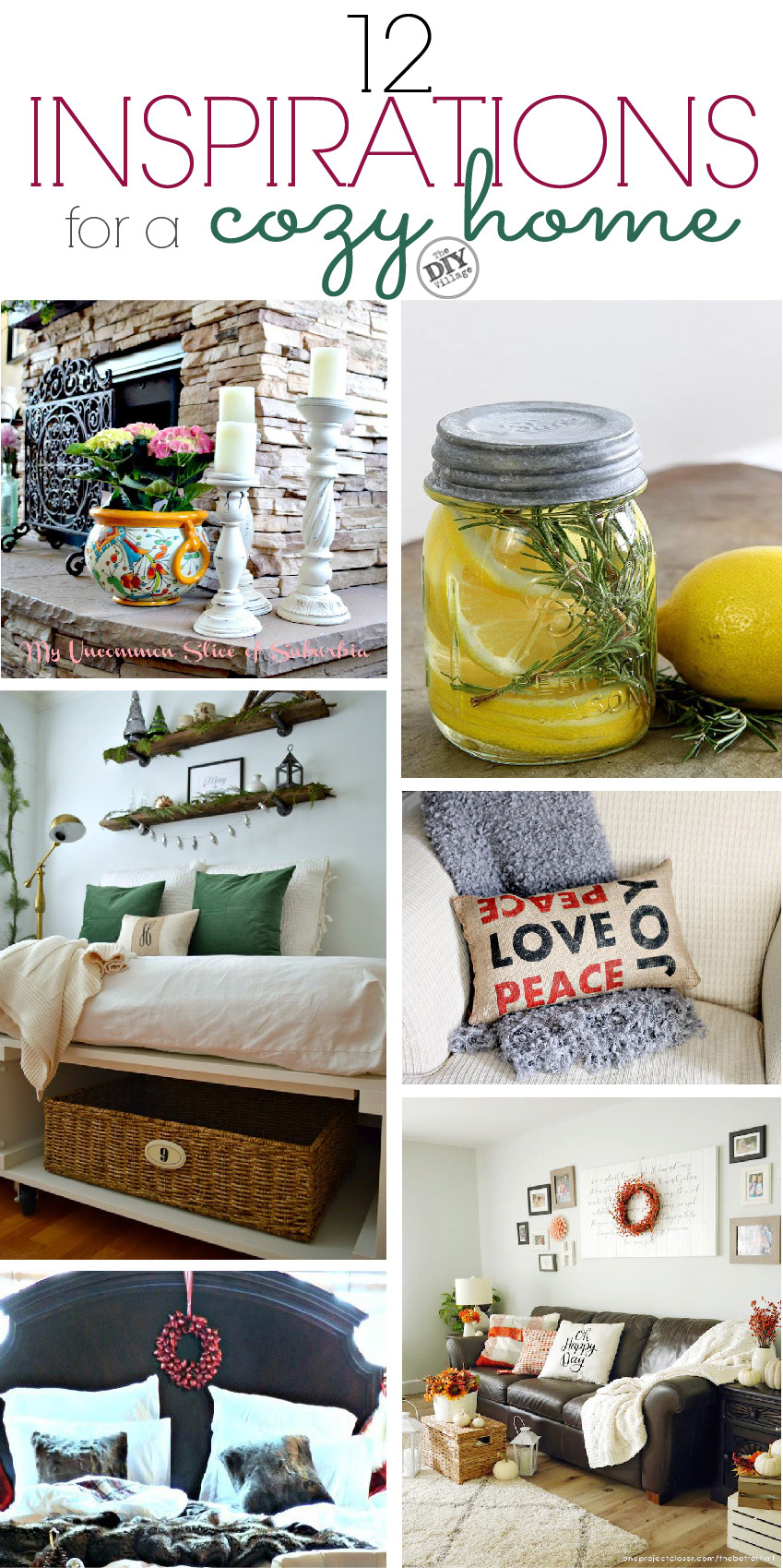 Picture of 12 Cozy Home Inspirations - for year round - The DIY Village
