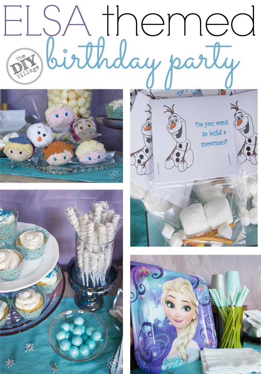 Elsa Themed Birthday Party The Diy Village