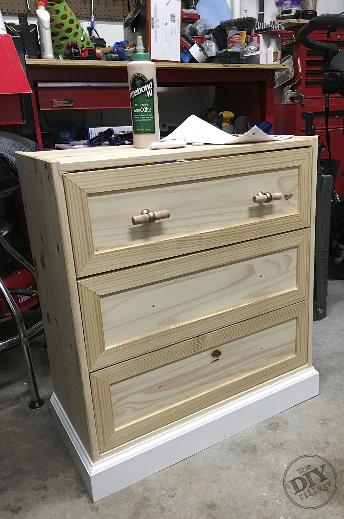 IKEA RAST Makeover from dresser to sophisticated nightstand. Easy and inexpensive project. LOVE this look, must try! #Ikeahack #Ikearast #rastmakeover #nightstand