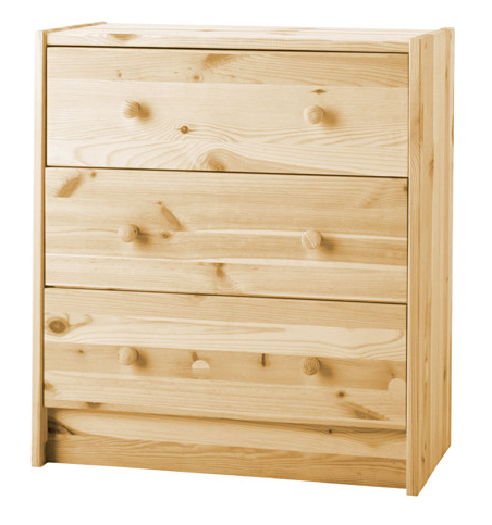IKEA RAST 3 drawer dresser