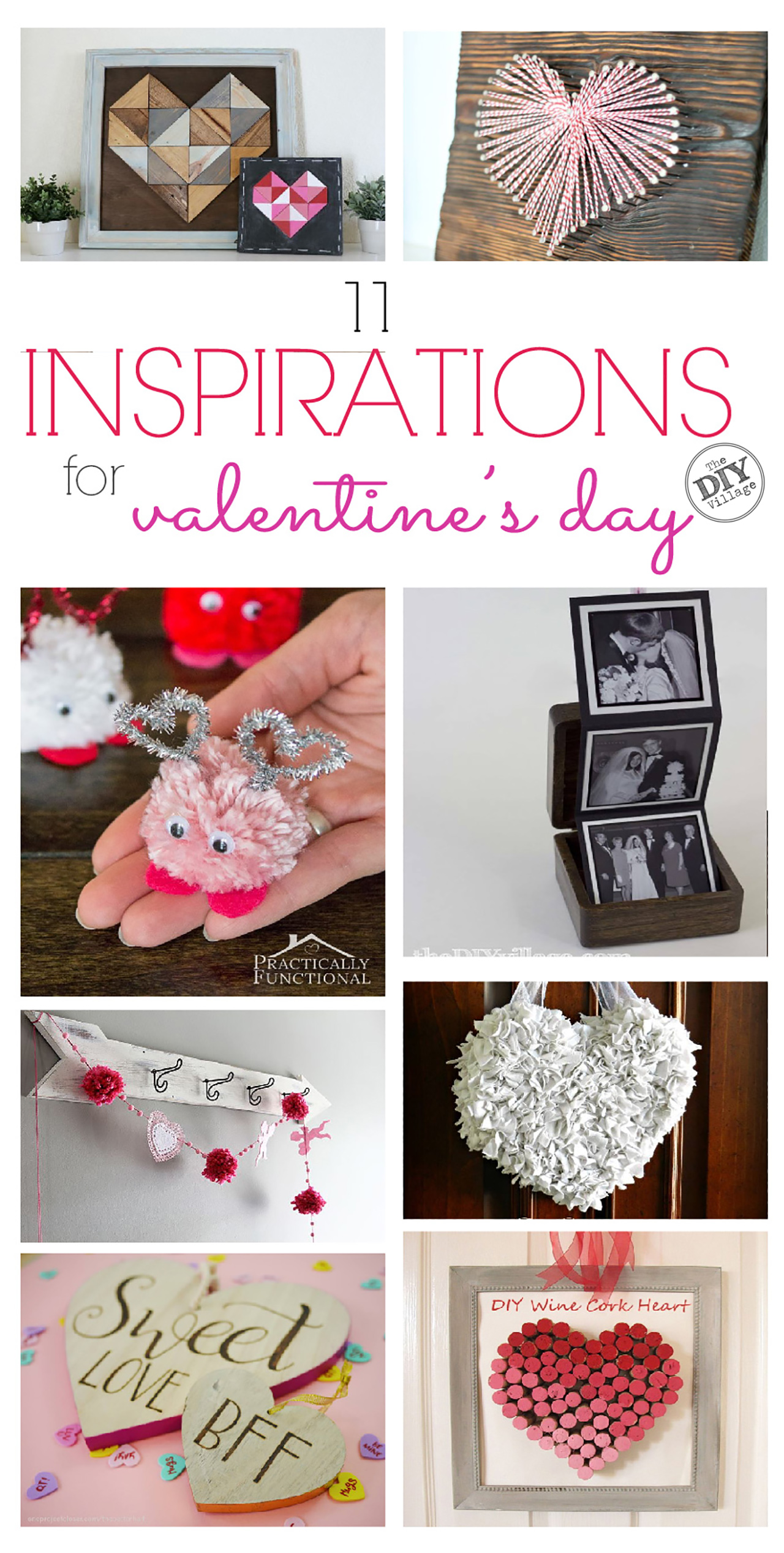 Valentine's Day craft ideas with text