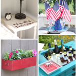 200+ creative red, white, and blue project ideas and decor. #patriotic #redwhiteblue #decor #fourthofjuly #bluedecor #whitedecor #reddecor #crafts