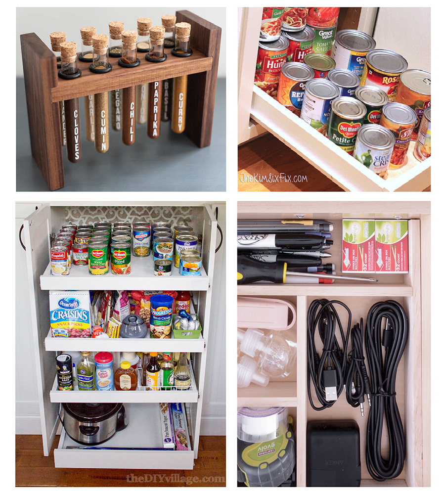 Kitchen Organization Diys And Ideas Sq 