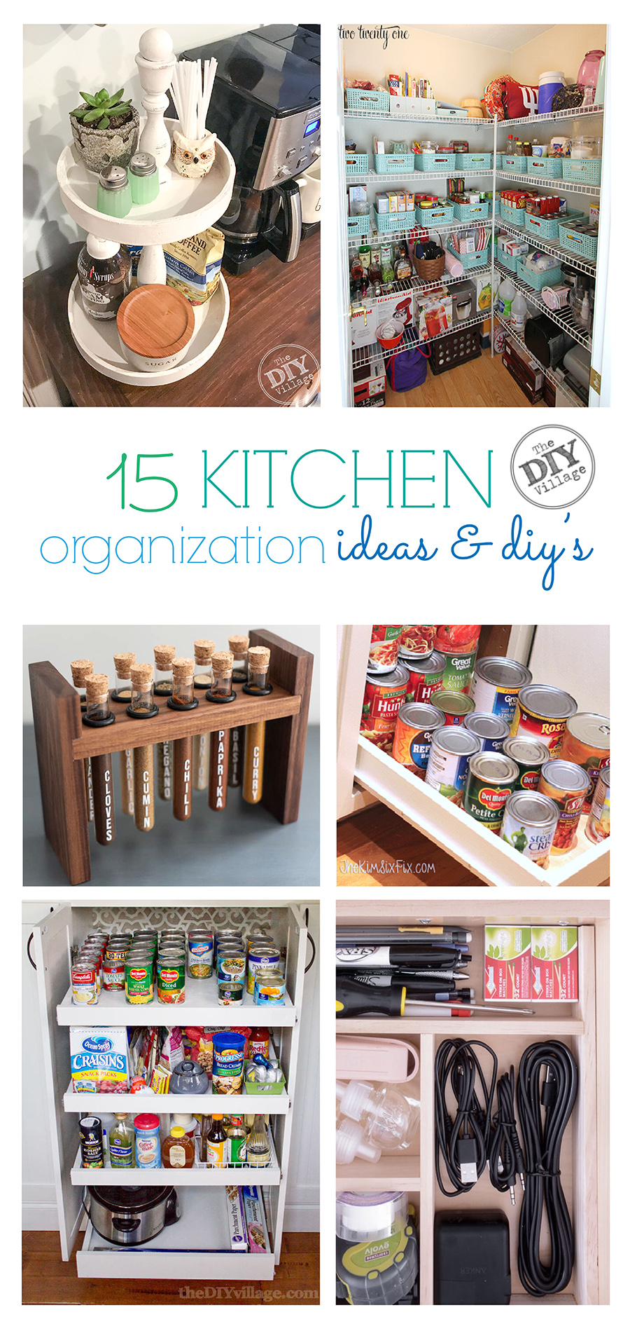 40 DIY Kitchen Organization Ideas